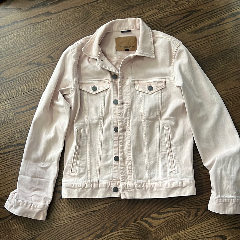 Boyfriend pink American Eagle jacket jean Size S